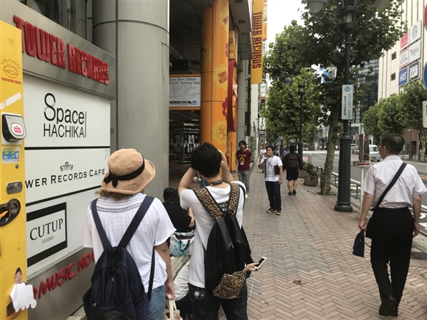 渋谷タワレコにてヒプノシスマイクのイベント整理券取得代行